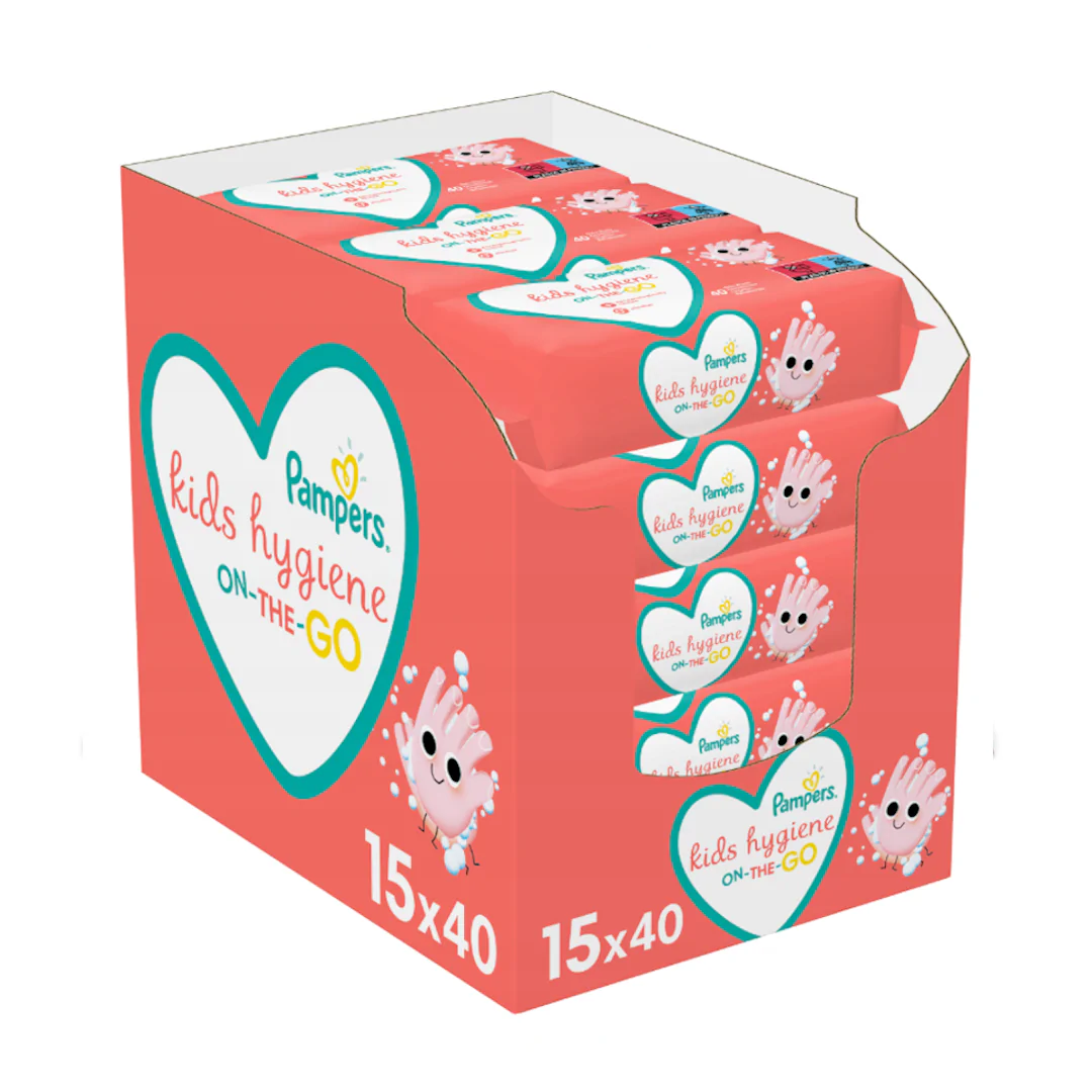 Pampers Wipes 15x40pcs